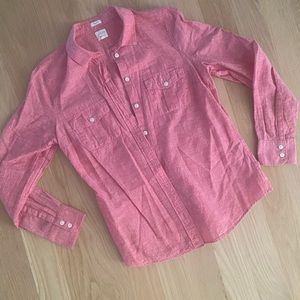 J.Crew linen blend button down